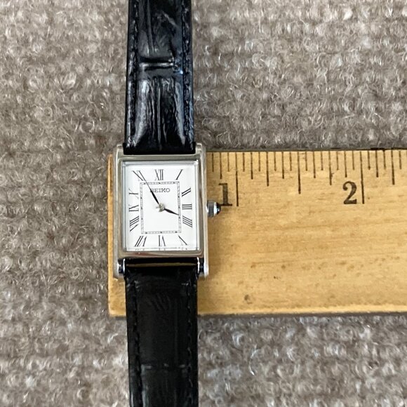 Seiko Women's Watch Stainless Steel Leather Strap - Picture 6 of 7